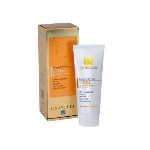 ضد آفتاب بی رنگ آنژسل SPF50 مناسب پوست چرب 40 میلی لیتر