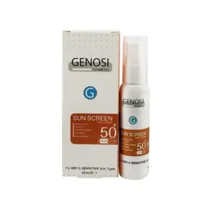 کرم ضد آفتاب بی رنگ گنوسی SPF50 مناسب پوست خشک و حساس 40 میلی‌لیتر