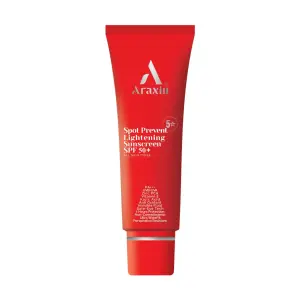 ضد آفتاب روشن کننده و ضد لک SPF50 آراکسین