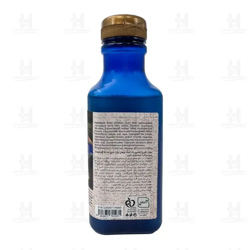 شامپو گلایکولیک اسید هلس تئوری مناسب موهای چرب 385 میلی لیتر - تصویر 3