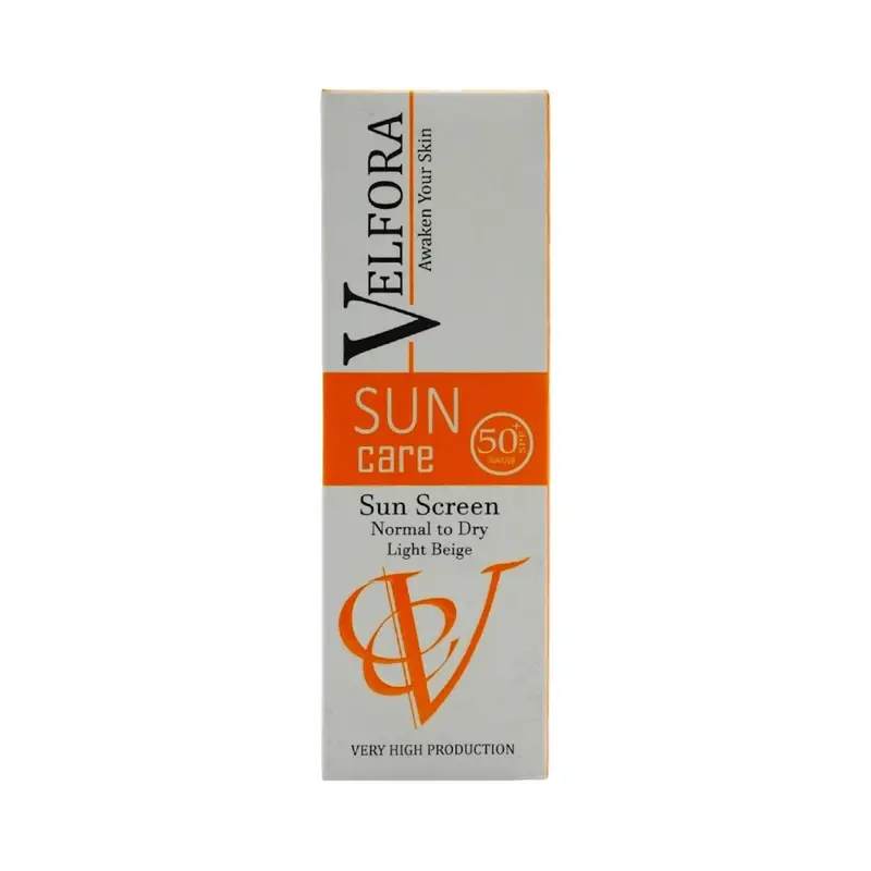 کرم ضد آفتاب بژ روشن ولفرا SPF50 مناسب پوست نرمال تا خشک 40 میلی لیتر - تصویر 3