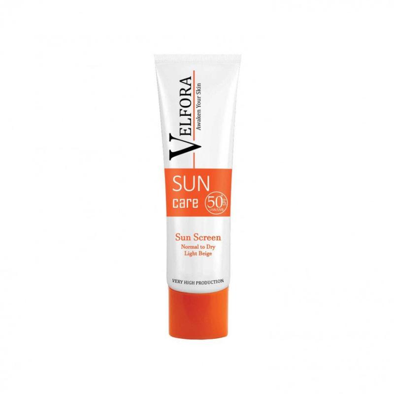 کرم ضد آفتاب بژ روشن ولفرا SPF50 مناسب پوست نرمال تا خشک 40 میلی لیتر - تصویر 2