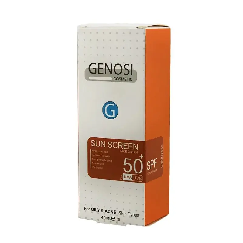 کرم ضد آفتاب بی رنگ گنوسی SPF50 مناسب پوست چرب 40 میلی‌لیتر - تصویر 3
