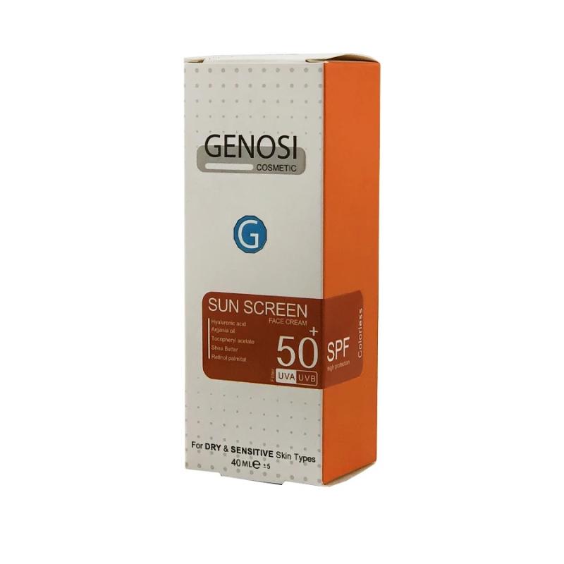 کرم ضد آفتاب بی رنگ گنوسی SPF50 مناسب پوست خشک و حساس 40 میلی‌لیتر - تصویر 3