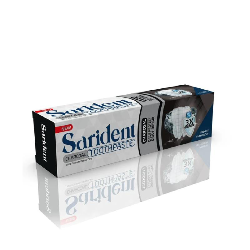 خمیر دندان ساریدنت مدل ذغالی حاوی کربن فعال 100 گرم - تصویر 2